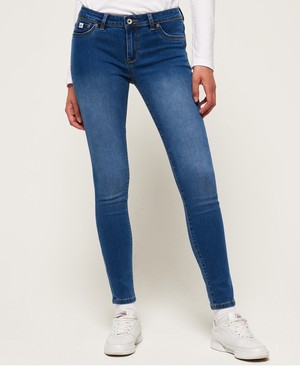 Superdry Alexia Jeggings Női Farmer Kék | IXESL9268